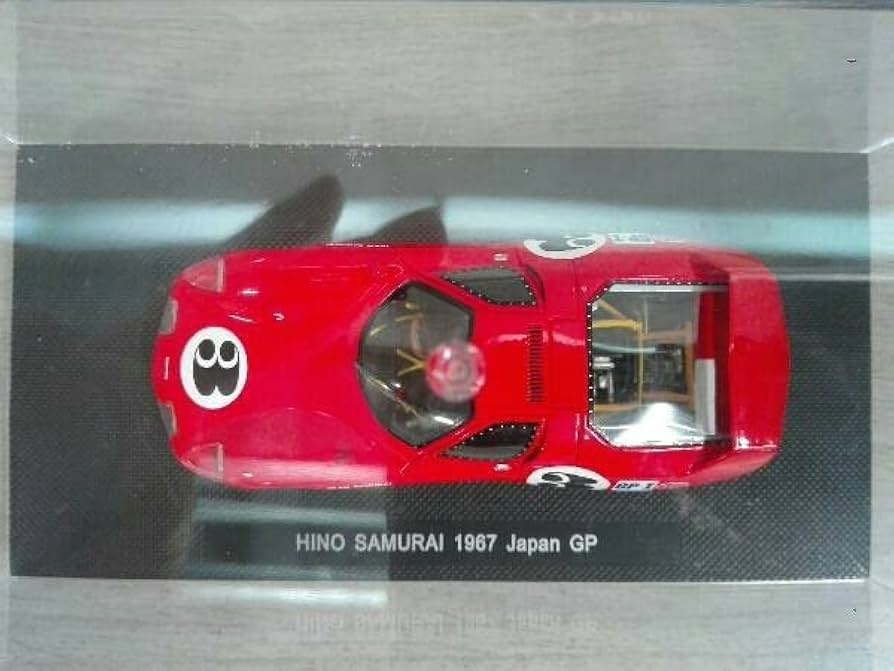 【未使用】　エブロ　EBBRO　ヒノサムライ　日本グランプリ Amazon | エブロ 日野 サムライ 1967 日本グランプリ #3 レッド